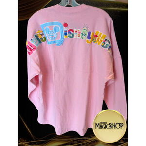 2025 Disney Parks Walt Disney World Princess Pink Spirit Jersey Large